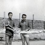 Club Pumarin -Mi hermano y Yo jugando al tenis
